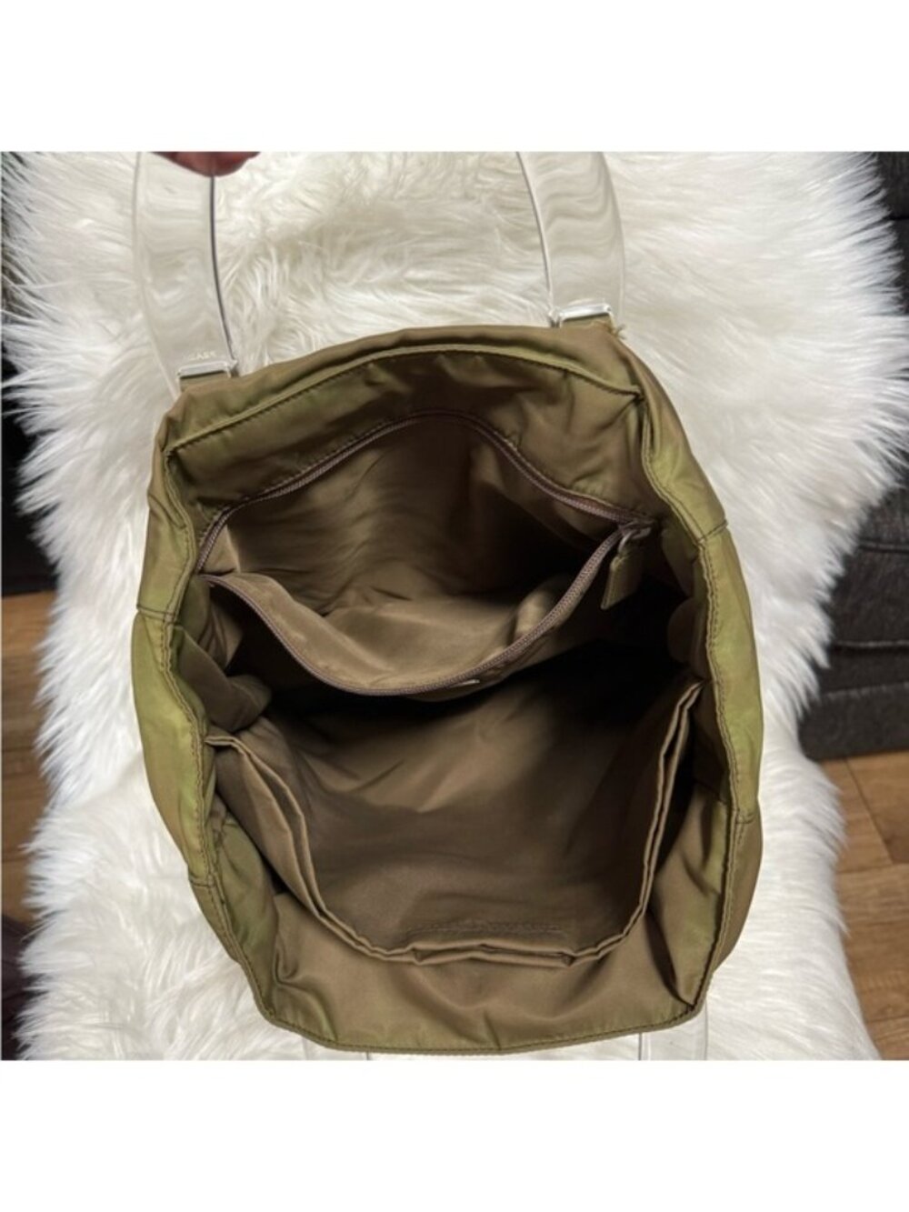 Authentic Prada Nylon Tote Hand Bag - Picture 12 of 13